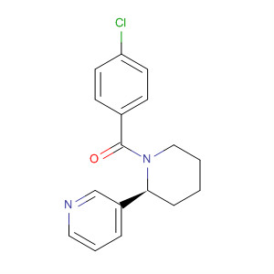 40179-52-0  Piperidine, 1-(4-chlorobenzoyl)-2-(3-pyridinyl)-, (S)-