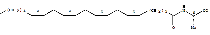 401941-73-9  L-Alanine,N-[(5Z,8Z,11Z,14Z)-1-oxo-5,8,11,14-eicosatetraen-1-yl]-