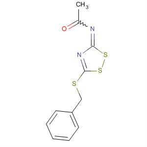 40229-45-6  Acetamide, N-[5-[(phenylmethyl)thio]-3H-1,2,4-dithiazol-3-ylidene]-
