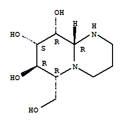 403501-47-3  2H-Pyrido[1,2-a]pyrimidine-7,8,9-triol,octahydro-6-(hydroxymethyl)-, (6R,7R,8S,9R,9aR)-