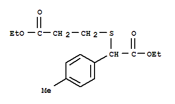 41022-36-0  Benzeneacetic acid, a-[(3-ethoxy-3-oxopropyl)thio]-4-methyl-,ethyl ester