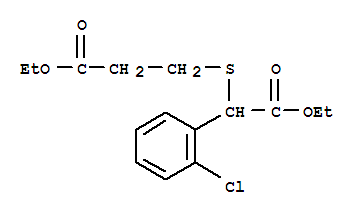 41022-44-0  Benzeneacetic acid,2-chloro-a-[(3-ethoxy-3-oxopropyl)thio]-,ethyl ester