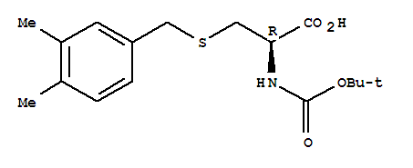 41117-66-2  L-Cysteine,N-[(1,1-dimethylethoxy)carbonyl]-S-[(3,4-dimethylphenyl)methyl]-