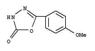 41125-75-1  1,3,4-Oxadiazol-2(3H)-one,5-(4-methoxyphenyl)-