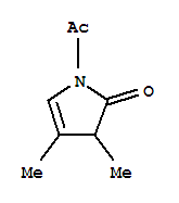 412011-43-9  2H-Pyrrol-2-one, 1-acetyl-1,3-dihydro-3,4-dimethyl- (9CI)