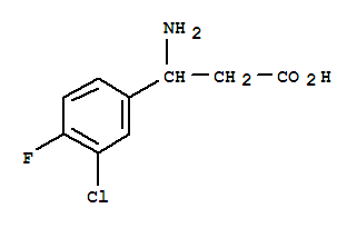 412925-25-8  Benzenpropanoik asit, b-amino-3-kloro-4-floro-