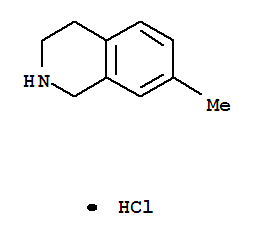 41565-82-6  Isoquinoline,1,2,3,4-tetrahydro-7-methyl-, hydrochloride (1:1)