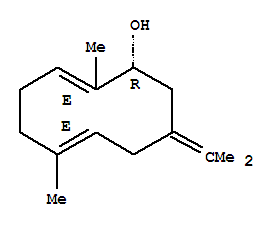 41702-85-6  2,6-cyklodekadieno-1-ol,2,6-dimetylo-9-(1-metyloetyliden)-, (1R,2E,6E)-