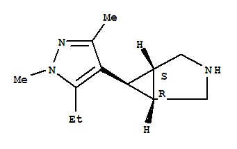 419572-26-2  3-Azabicyclo[3.1.0]hexane,6-(5-ethyl-1,3-dimethyl-1H-pyrazol-4-yl)-, (1a,5a,6a)- (9CI)