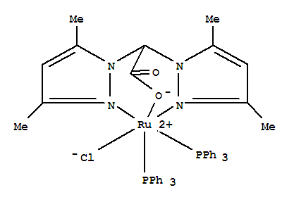 425370-68-9  Ruthenium, chloro[a-(3,5-dimethyl-1H-pyrazol-1-yl-kN2)-3,5-dimethyl-1H-pyrazole-1-acetato-kN2,kO1]bis(triphenylphosphine)-, (OC-6-34)- (9CI)