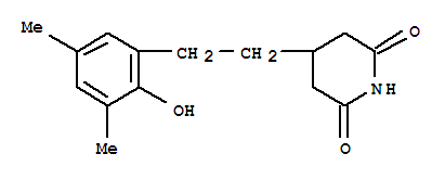 4348-89-4  2,6-Piperidinedione,4-[2-(2-hydroxy-3,5-dimethylphenyl)ethyl]-