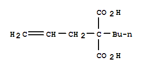 4354-97-6  Propanedioic acid,2-butyl-2-(2-propen-1-yl)-