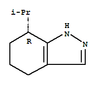 437650-77-6  1H-Indazole,4,5,6,7-tetrahydro-7-(1-methylethyl)-, (7R)-