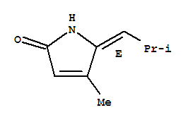 443680-32-8  2H-Pyrrol-2-one,1,5-dihydro-4-methyl-5-(2-methylpropylidene)-, (5E)-