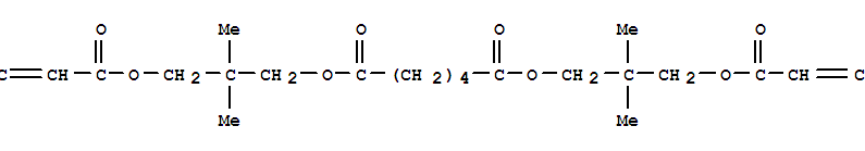 45302-29-2  Hexanedioic acid,1,6-bis[2,2-dimethyl-3-[(1-oxo-2-propen-1-yl)oxy]propyl] ester