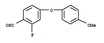 456-99-5  Benzaldehyde,2-fluoro-4-(4-methoxyphenoxy)-