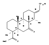 471-70-5  1-Phenanthrenecarboxylicacid, 7-(carboxymethylene)tetradecahydro-1,4a,8-trimethyl-9-oxo-, 1-methylester, (1S,4aR,4bS,7E,8R,8aS,10aR)-