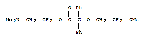 47467-79-8  Benzeneacetic acid, a-(2-methoxyethoxy)-a-phenyl-, 2-(dimethylamino)ethylester