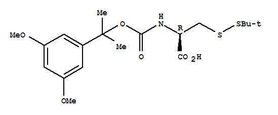 47592-85-8  L-Alanine,N-[[1-(3,5-dimethoxyphenyl)-1-methylethoxy]carbonyl]-3-[(1,1-dimethylethyl)dithio]-(9CI)