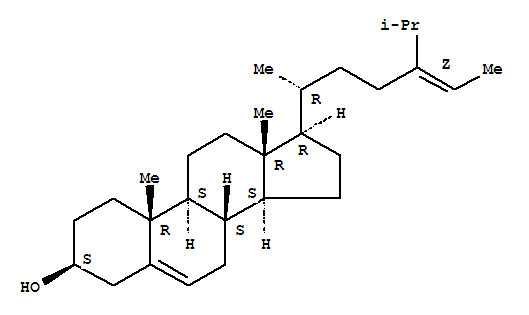 481-14-1  Stigmasta-5,24(28)-dien-3-ol,(3b,24Z)-