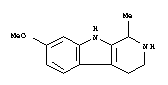 486-93-1  1H-Pyrido[3,4-b]indole,2,3,4,9-tetrahydro-7-methoxy-1-methyl- (9CI)