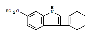 3-cyclohexenyl-1H-indole-6-carboxylic acid