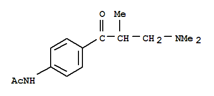 49660-99-3  Acetamide, N-[4-[3-(dimethylamino)-2-methyl-1-oxopropyl]phenyl]-