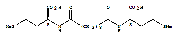 49761-90-2  L-Methionine,N,N'-(1,10-dioxo-1,10-decanediyl)bis- (9CI)