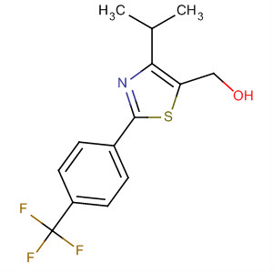 592519-45-4  5-Thiazolemethanol, 4-(1-methylethyl)-2-[4-(trifluoromethyl)phenyl]-