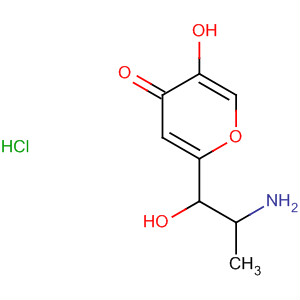 59281-22-0  4H-Pyran-4-one, 2-(2-amino-1-hydroxypropyl)-5-hydroxy-, hydrochloride 59281-22-0  4H-Pyran-4-one, 2-(2-amino-1-hydroxypropyl)-5-hydroxy-, hydrochloride