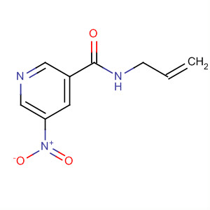 59290-13-0  3-Pyridinecarboxamide, 5-nitro-N-2-propenyl-