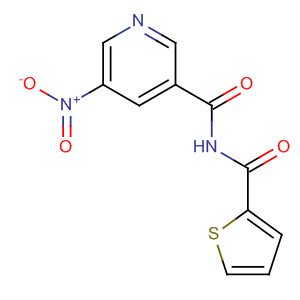 59290-39-0  3-Pyridinecarboxamide, 5-nitro-N-(2-thienylcarbonyl)-