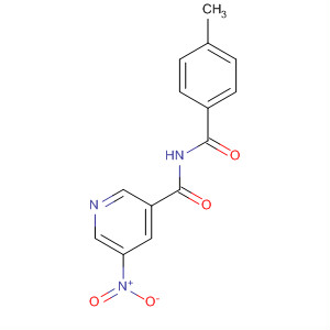 59290-42-5  3-Pyridinecarboxamide, N-(4-methylbenzoyl)-5-nitro-