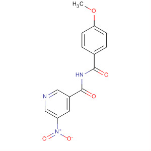 59290-43-6  3-Pyridinecarboxamide, N-(4-methoxybenzoyl)-5-nitro-