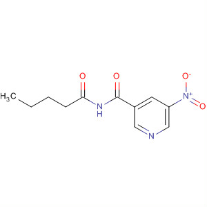59290-49-2  3-Pyridinecarboxamide, 5-nitro-N-(1-oxopentyl)-