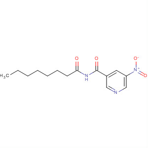 59290-50-5  3-Pyridinecarboxamide, 5-nitro-N-(1-oxooctyl)-