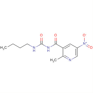 59290-70-9  3-Pyridinecarboxamide, N-[(butylamino)carbonyl]-2-methyl-5-nitro-