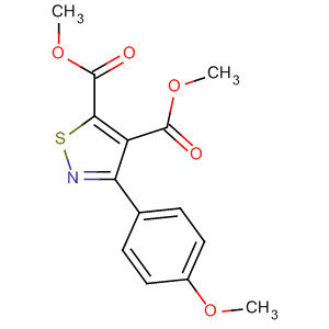 59291-73-5  4,5-Isothiazoledicarboxylic acid, 3-(4-methoxyphenyl)-, dimethyl ester