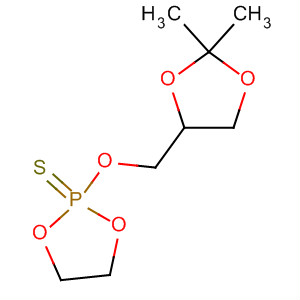 59414-93-6  1,3,2-Dioxaphospholane, 2-[(2,2-dimethyl-1,3-dioxolan-4-yl)methoxy]-,2-sulfide