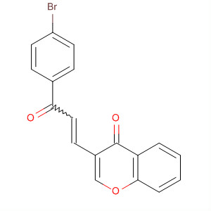 59431-45-7  4H-1-Benzopyran-4-one, 3-[3-(4-bromophenyl)-3-oxo-1-propenyl]-