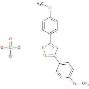 59467-11-7  1,2,4-Dithiazol-1-ium, 3,5-bis(4-methoxyphenyl)-, perchlorate