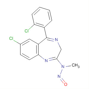 59467-72-0  3H-1,4-Benzodiazepin-2-amine,7-chloro-5-(2-chlorophenyl)-N-methyl-N-nitroso-