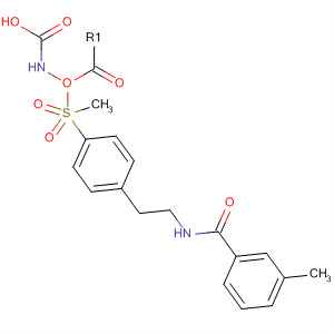 59477-74-6  Carbamic acid, [[4-[2-[(3-methylbenzoyl)amino]ethyl]phenyl]sulfonyl]-,methyl ester