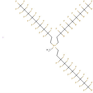 594854-09-8  Phosphonium,tris(3,3,4,4,5,5,6,6,7,7,8,8,9,9,10,10,10-heptadecafluorodecyl)methyl-,iodide
