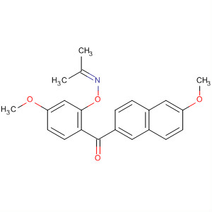 595566-80-6  2-Propanone,O-[5-methoxy-2-[(6-methoxy-2-naphthalenyl)carbonyl]phenyl]oxime