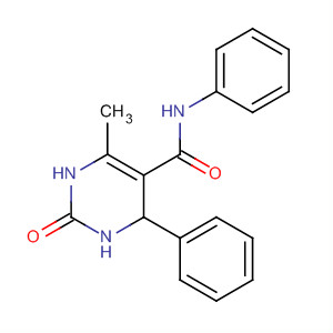 59607-60-2  5-Pyrimidinecarboxamide,1,2,3,4-tetrahydro-6-methyl-2-oxo-N,4-diphenyl- 59607-60-2  5-Pyrimidinecarboxamide,1,2,3,4-tetrahydro-6-methyl-2-oxo-N,4-diphenyl-