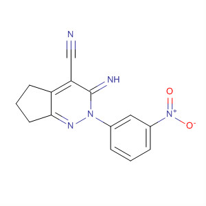 596106-83-1  2H-Cyclopenta[c]pyridazine-4-carbonitrile,3,5,6,7-tetrahydro-3-imino-2-(3-nitrophenyl)-