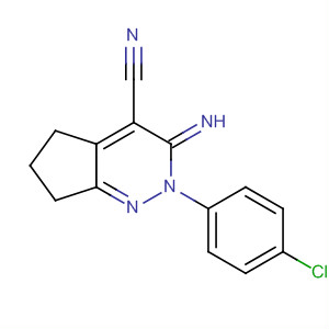 596106-84-2  2H-Cyclopenta[c]pyridazine-4-carbonitrile,2-(4-chlorophenyl)-3,5,6,7-tetrahydro-3-imino-