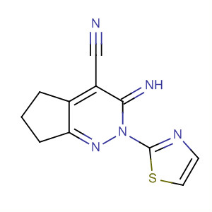 596106-87-5  2H-Cyclopenta[c]pyridazine-4-carbonitrile,3,5,6,7-tetrahydro-3-imino-2-(2-thiazolyl)-
