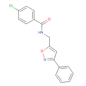 596125-11-0  Benzamide, 4-chloro-N-[(3-phenyl-5-isoxazolyl)methyl]-